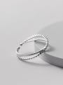 925 Sterling Silver With Geometric Band Rings