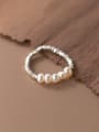 925 Sterling Silver With  Freshwater Pearl Rings