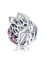 925 silver cute flower fairy charm