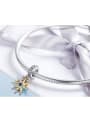 925 silver cute stars moon charm