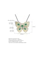 925 Sterling Silver With 18k Gold Plated Delicate Butterfly Necklaces