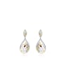 925 Sterling Silver With 18k Gold Plated Vintage Butterfly Drop Earrings