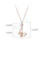 925 Sterling Silver With Rose Gold Plated Delicate Butterfly Necklaces