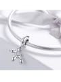 925 silver cute balloon dog charm