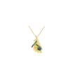 925 Sterling Silver With 18k Gold Plated Personalized Feather Necklaces