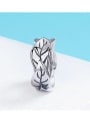 925 silver cute leaf charm