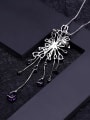 925 Sterling Silver With  Raw Crystal Necklaces