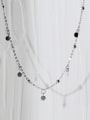 925 Sterling Silver With Tassel Necklaces