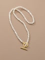 925 Sterling Silver With 18k Gold Plated Vintage Geometric Necklaces