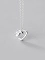 925 Sterling Silver With Heart Necklaces