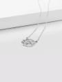 Customize Monogram Necklace Sterling Silver