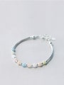 S925 Silver multi- Color Crystal Bracelet