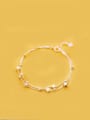 S925 Silver Rose Gold Plated Fashion Star Bracelet