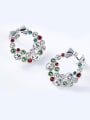 Multi-color Bowknot Shaped stud Earring