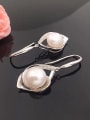 Freshwater Pearl Geometrical drop earring