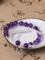 S925 Silver Temperament Amethyst Bracelet