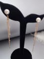 Fashion Freshwater Pearl Tassels drop earring