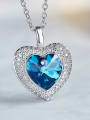 Swarovki Crystals Heart Shaped Necklace