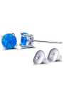6MM Opal Stone stud Earring