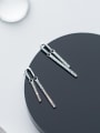 925 Sterling Silver With White Gold Plated Fashion Earrings