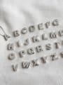 Sterling Silver simple CHIC style 26 English letter pendants