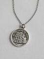 925 Sterling Silver With Antique Silver Plated Trendy 'Notre Dame de Paris'  Necklaces