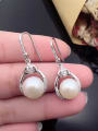 2018 Fashion Freshwater Pearl Water Drop shaped hook earring