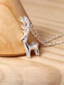 Lovely Deer Pendant Clavicle Necklace