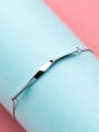 Women Creative Geometric Shaped S925 Silver Bracelet