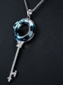 Swarovski Crystals Key-shaped Necklace