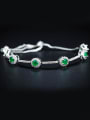 Green Zircon Bracelet