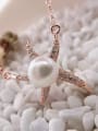 Fashion Starfish Freshwater Pearl Necklace