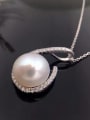 2018 2018 Fashion Freshwater Pearl Water Drop shaped Necklace