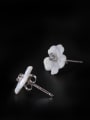 Beautiful Flower-shape Stud Earrings