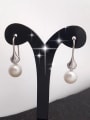 Fashion Freshwater Pearl Fan-shaped drop earring