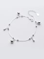 Fresh Geometric Shaped S925 Silver Foot Jewelry