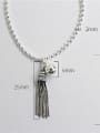 Fashion Little Tassels Tiny Beads Silver Bracelet