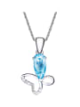 S925 Silver Butterfly Shaped Necklace