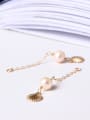 Shell Peals Fashion Separated Line Earrings