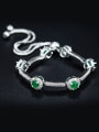 Green Zircon Bracelet