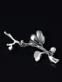 Retro Tree Women Silver Brooch