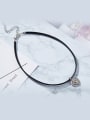 S925 Silver Heart-shaped Collar