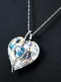 Fashion Heart shaped Swarovski Crystal Necklace