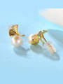 2018 S925 Silver Pearl stud Earring