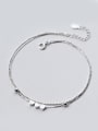 Fashionable Hear Shaped S925 Silver Foot Jewelry