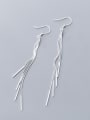 925 Sterling Silver  Bohemia Fringe Drop Earrings