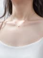 Women Elegant Heart Shaped S925 Silver Necklace