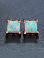 Square Shaped stud Earring