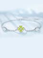 S925 Silver Flower-shaped Bracelet