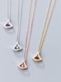 925 Sterling Silver With 18k Gold Plated Delicate Geometric Necklaces